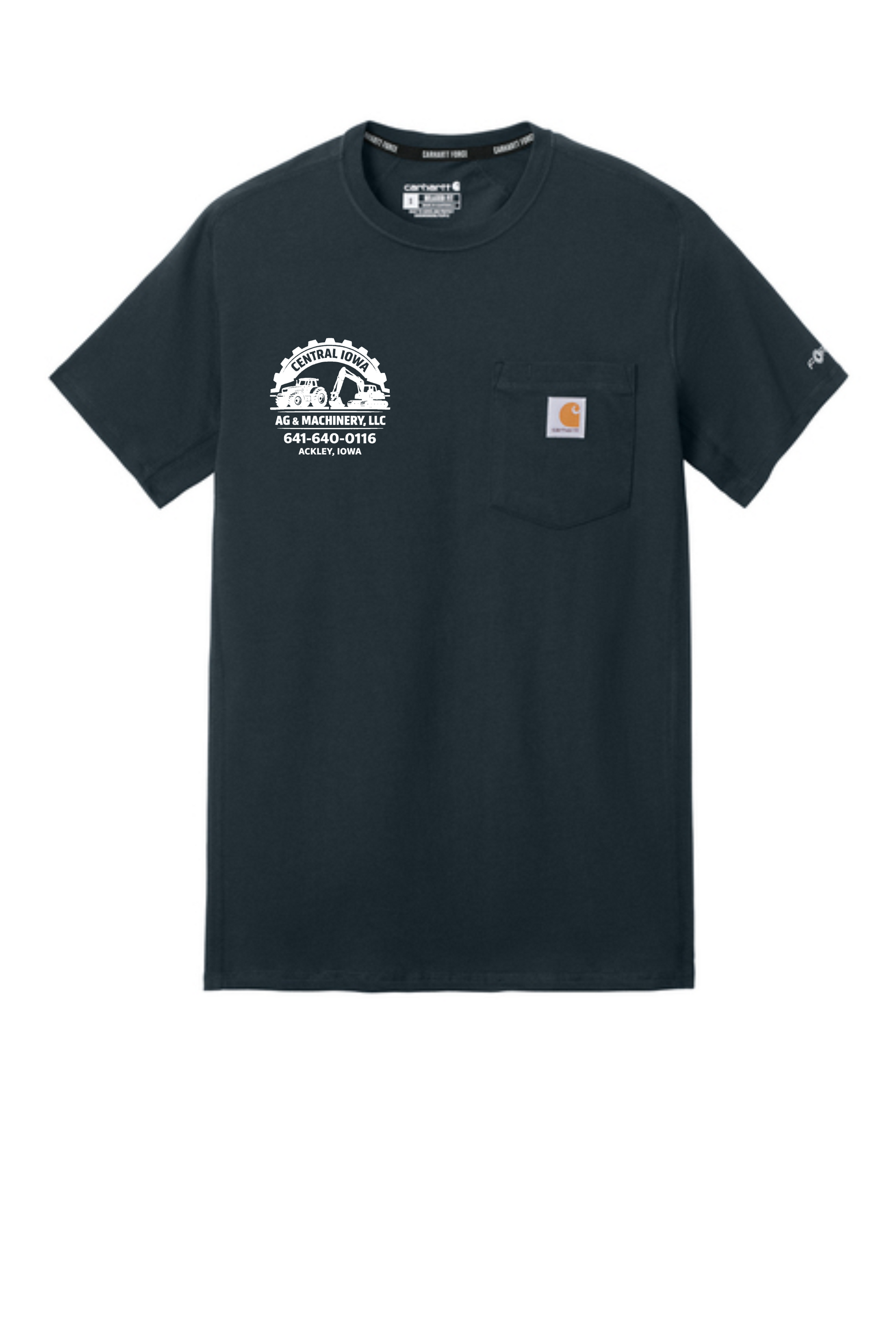 Carhartt Tee with pocket 65/35 Cotton/Poly