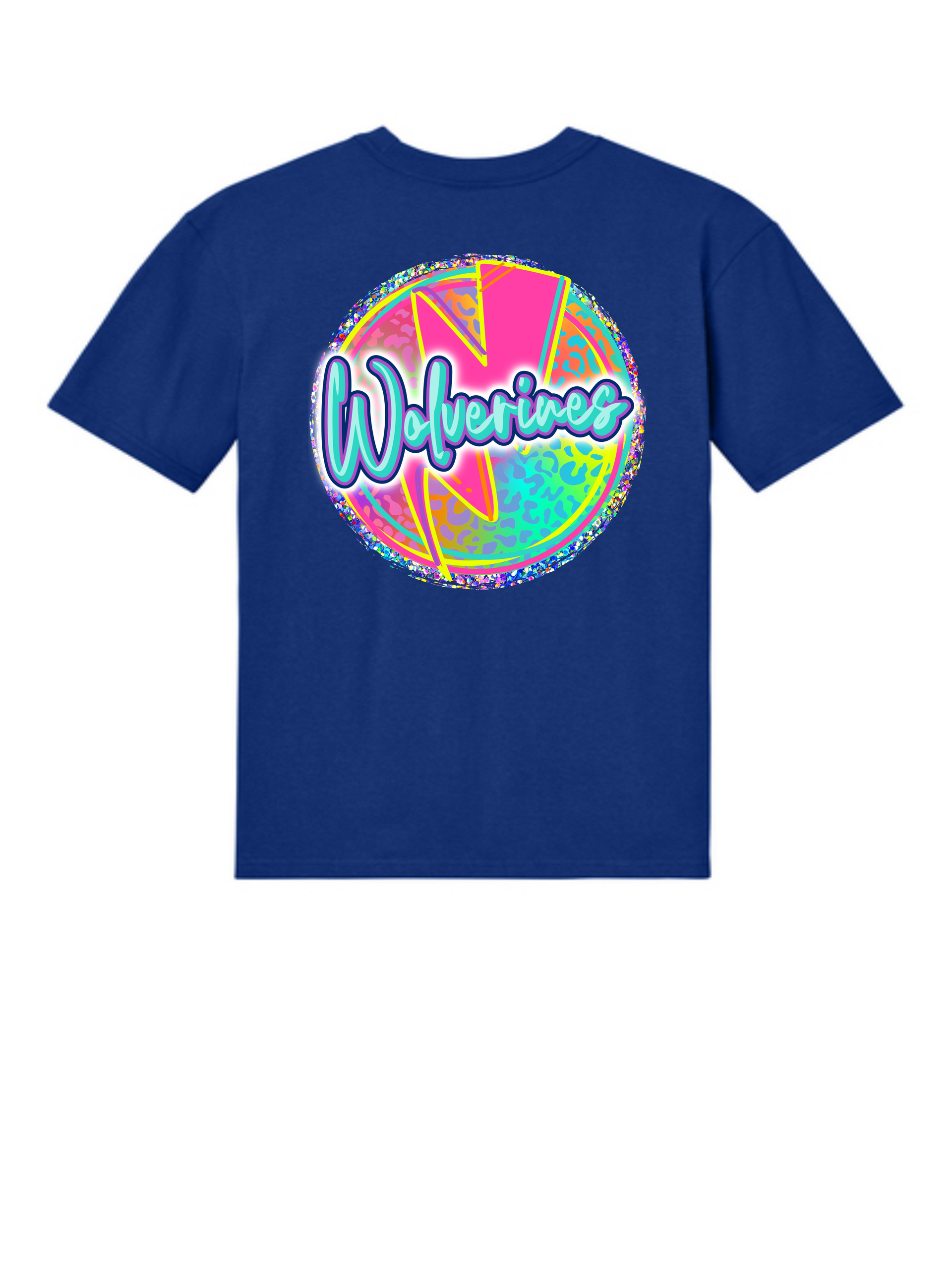 Wolverines Multi Color Circle