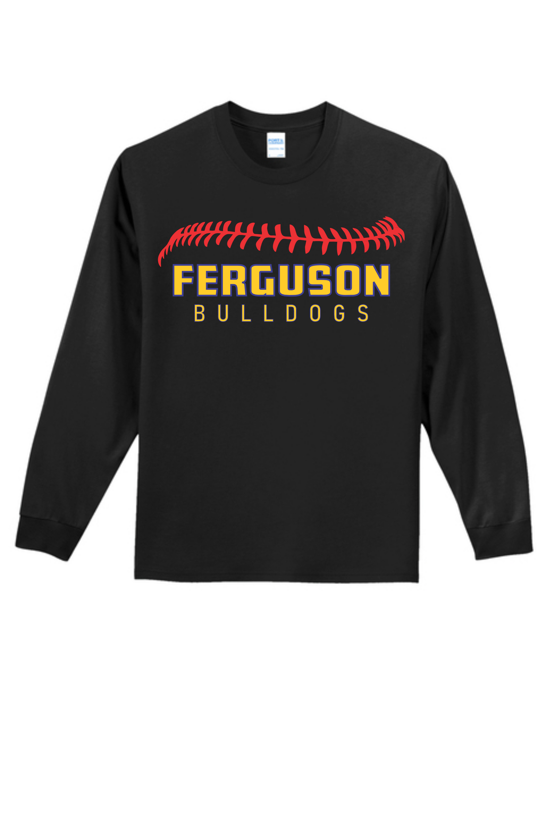 A black t-shirt with 