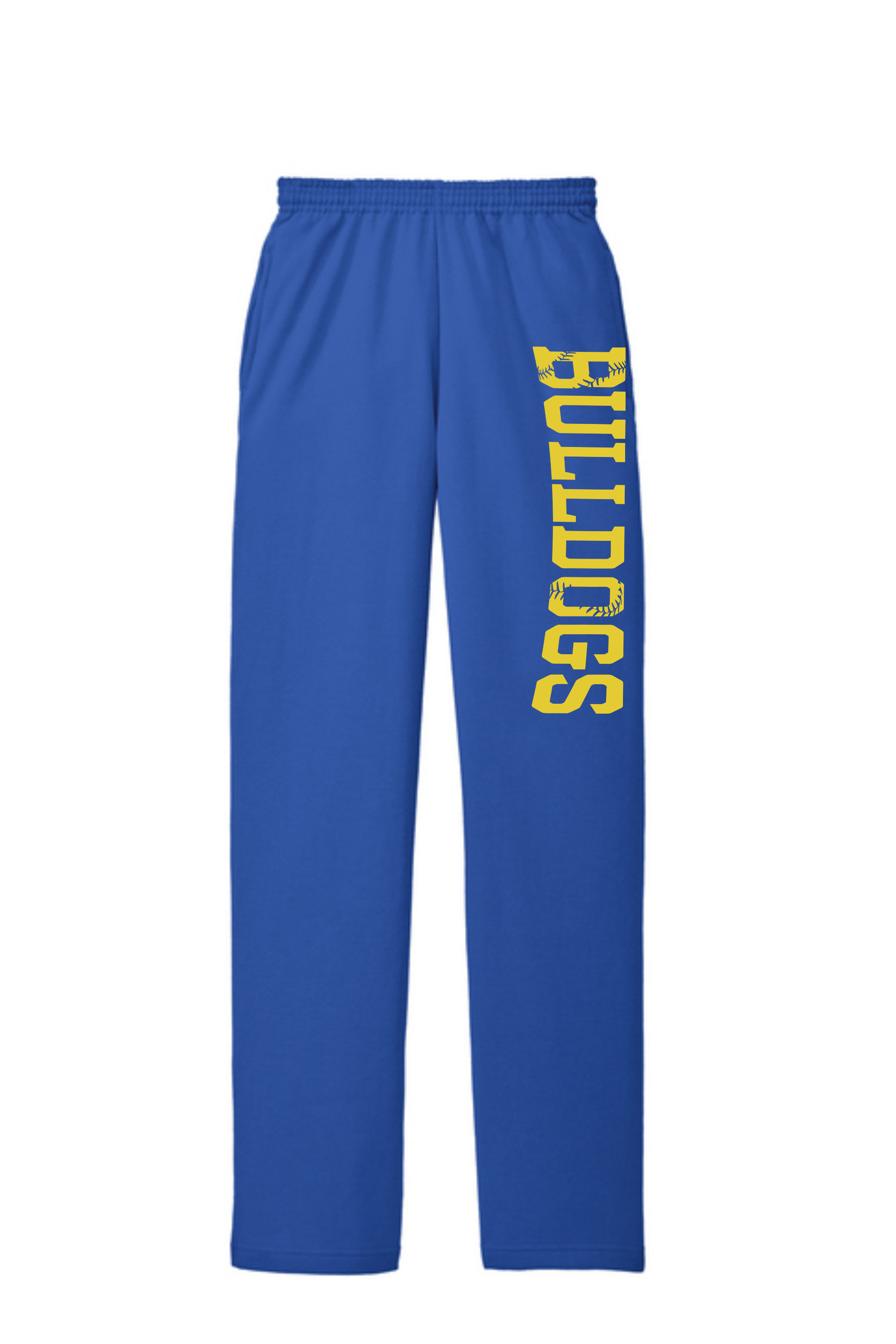 Bulldogs Open Bottom Sweatpants (ADULT)