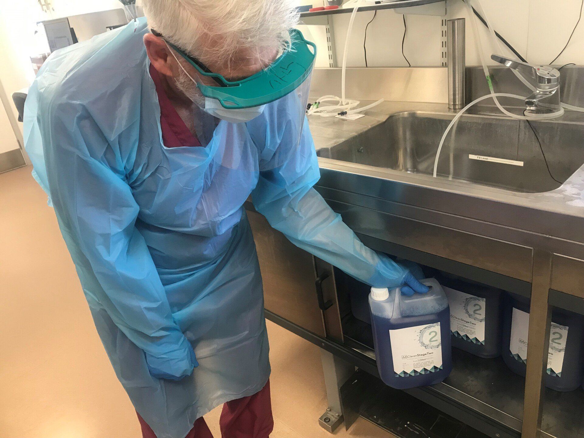 St Mary's Hospital, Isle of White NHS Trust, iM Med,  The Decontamination Specialists,  decontamination services, type tested chemistries, ChemDAQ, peracetic acid monitoring, endoscopy consumables