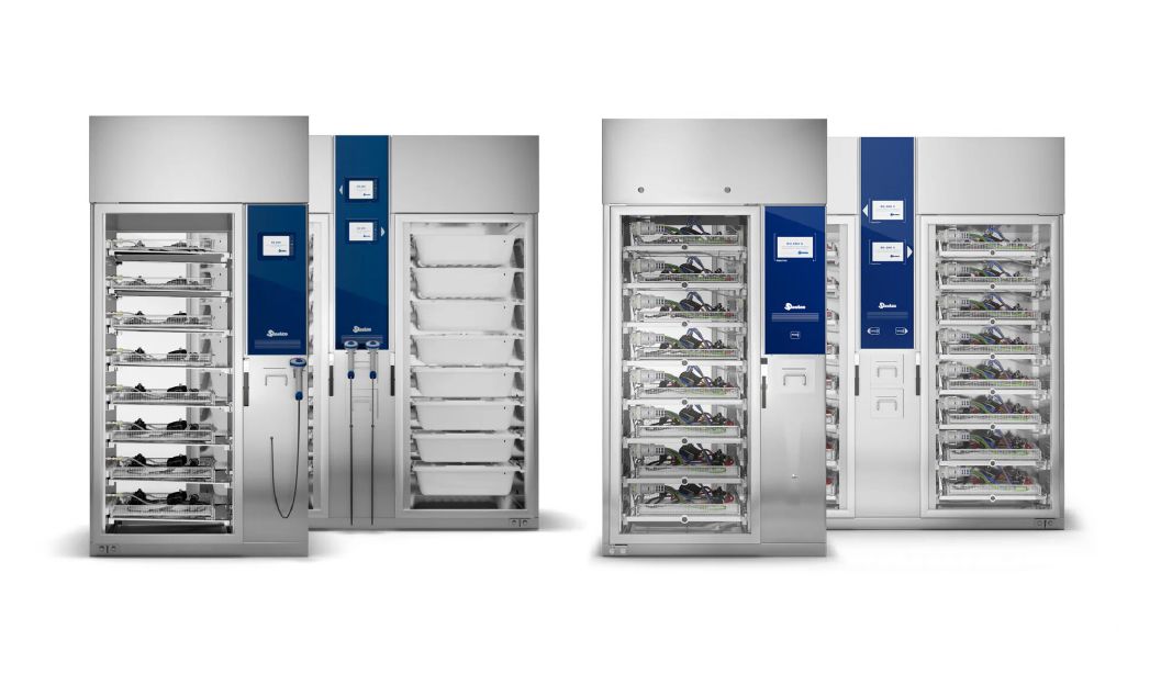 iM Med Steelco endoscope drying and storage cabinets