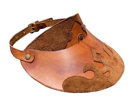 leren zonneklep zonneklep - leren zonneklep - boots