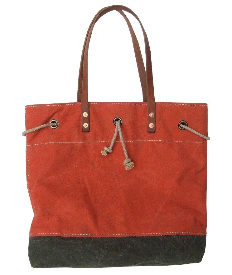 casual tote met 1005 bijenwas canvas tote bag- canvas tas met bijenwas