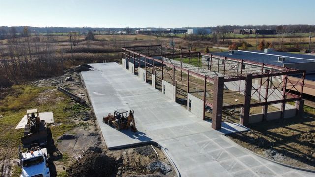 Auto Repair Facility Construction Site With Completed Concrete Slab | Auto DR