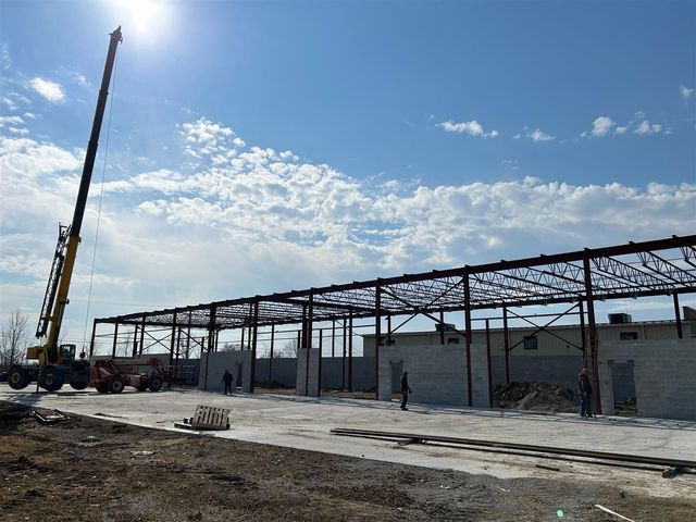 Steel Framing Installation At Auto Repair Building Site | Auto DR