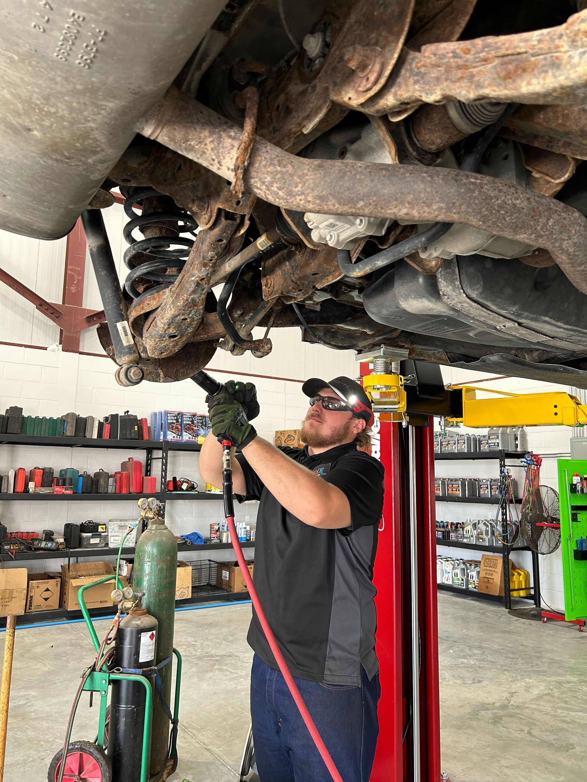 Automotive Undercar Inspection With Vehicle Lifted | Auto DR
