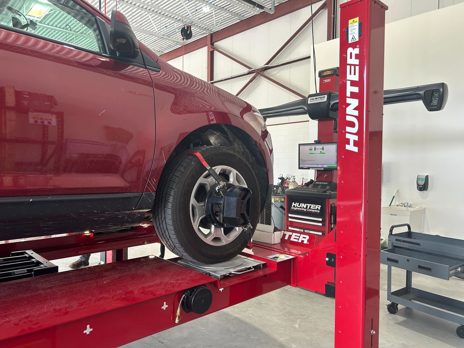 Vehicle Wheel Alignment Setup On Hunter Alignment System | Auto DR