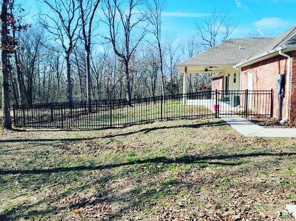 Fence installation project serving an Ozark, Missouri property