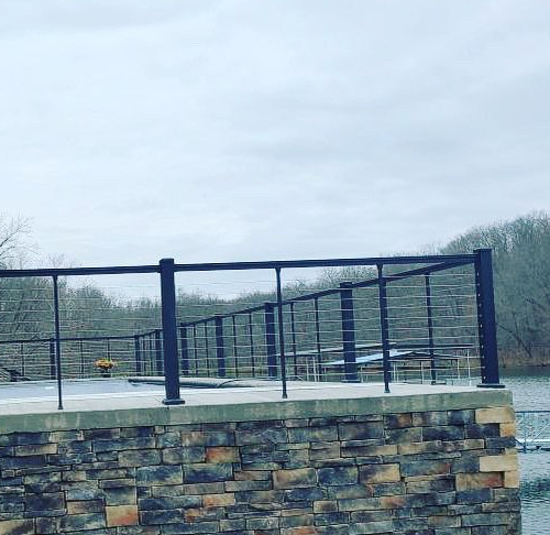 Railing project by Gooseberry Creek Fencing
