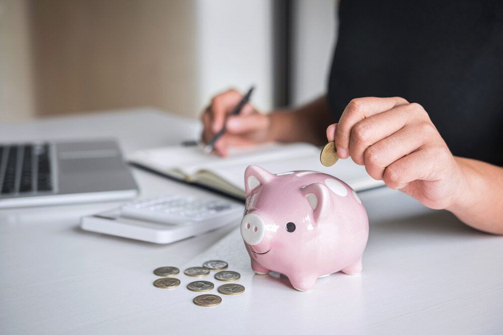 A Person Is Putting A Coin Into A Piggy Bank — Visionary Accounting In Dubbo, NSW