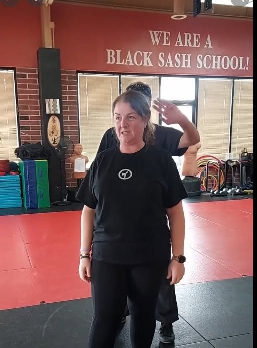 Self-defense partner drill