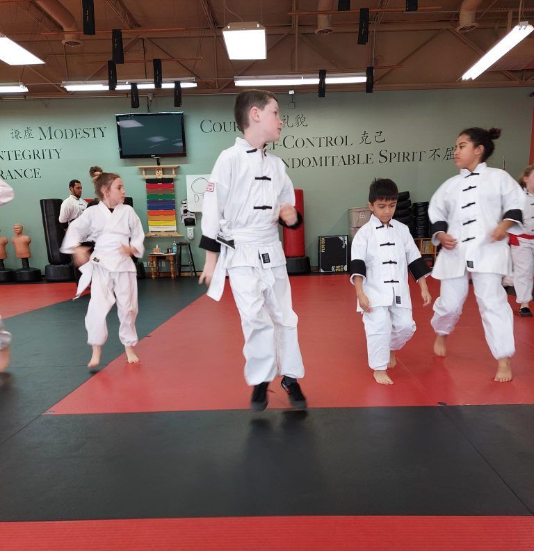 Mixed-age class training together