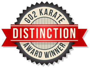 Go2Karate Distinction Award badge