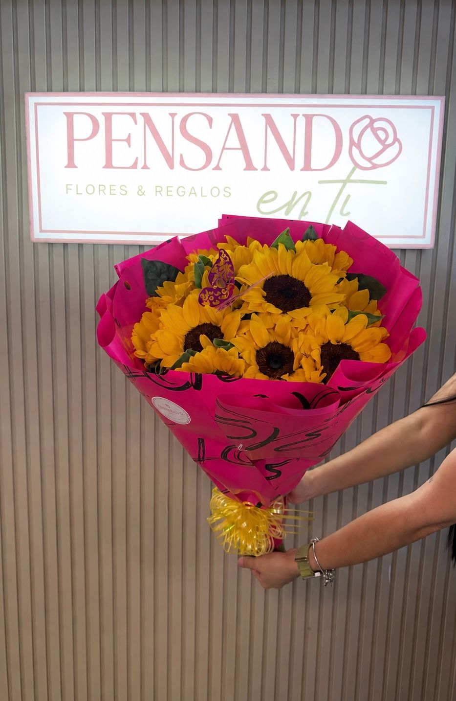 Ramo de 12 girasoles