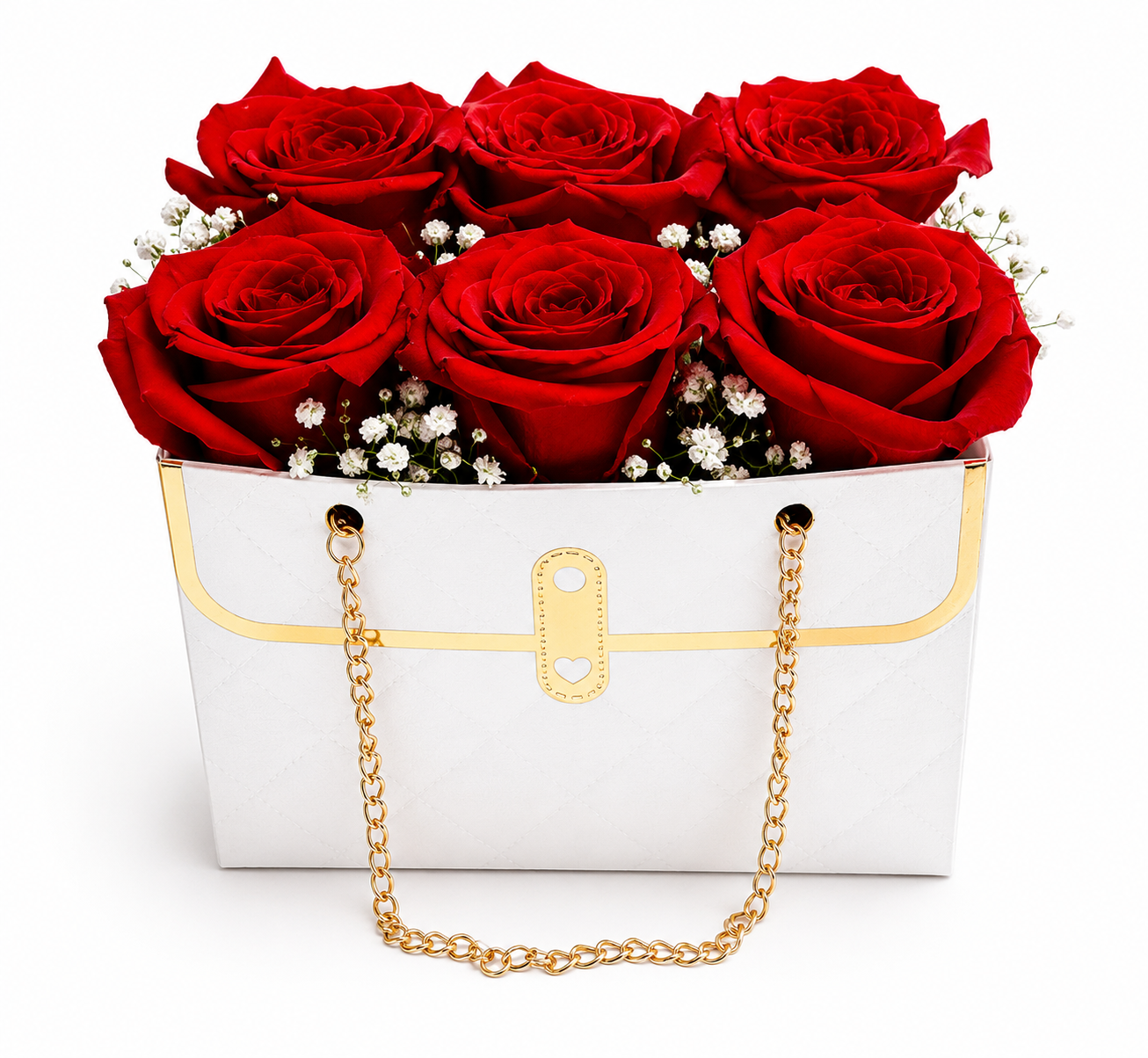 Cartera de 6 rosas