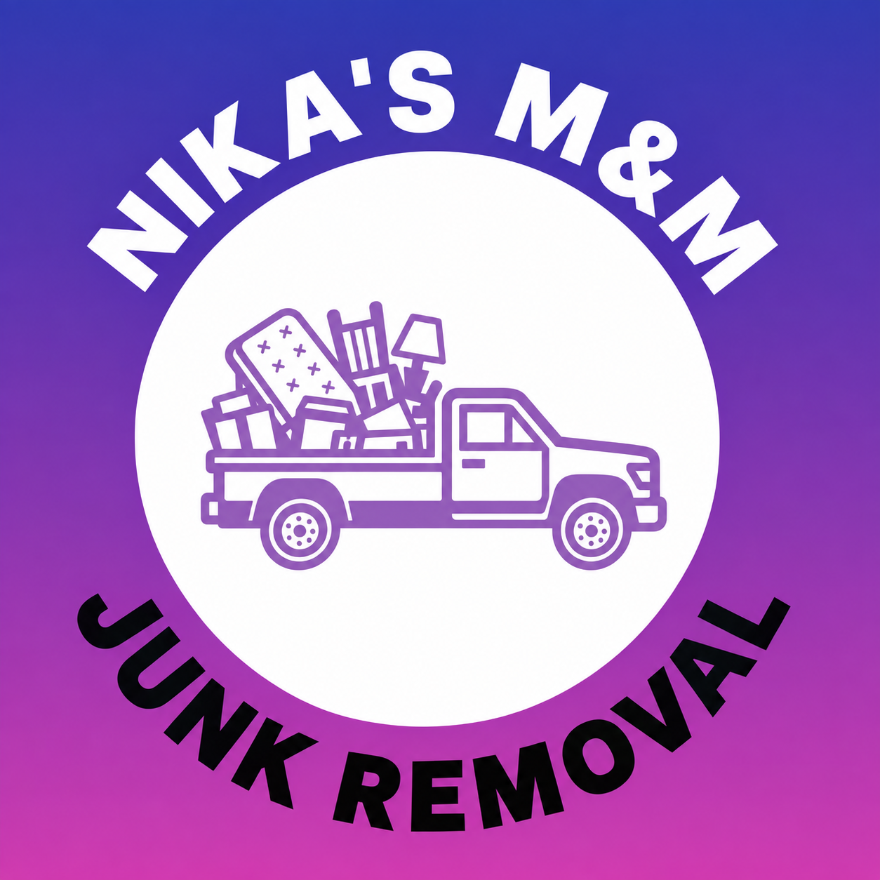 Nika's M&M Junk Removal logo