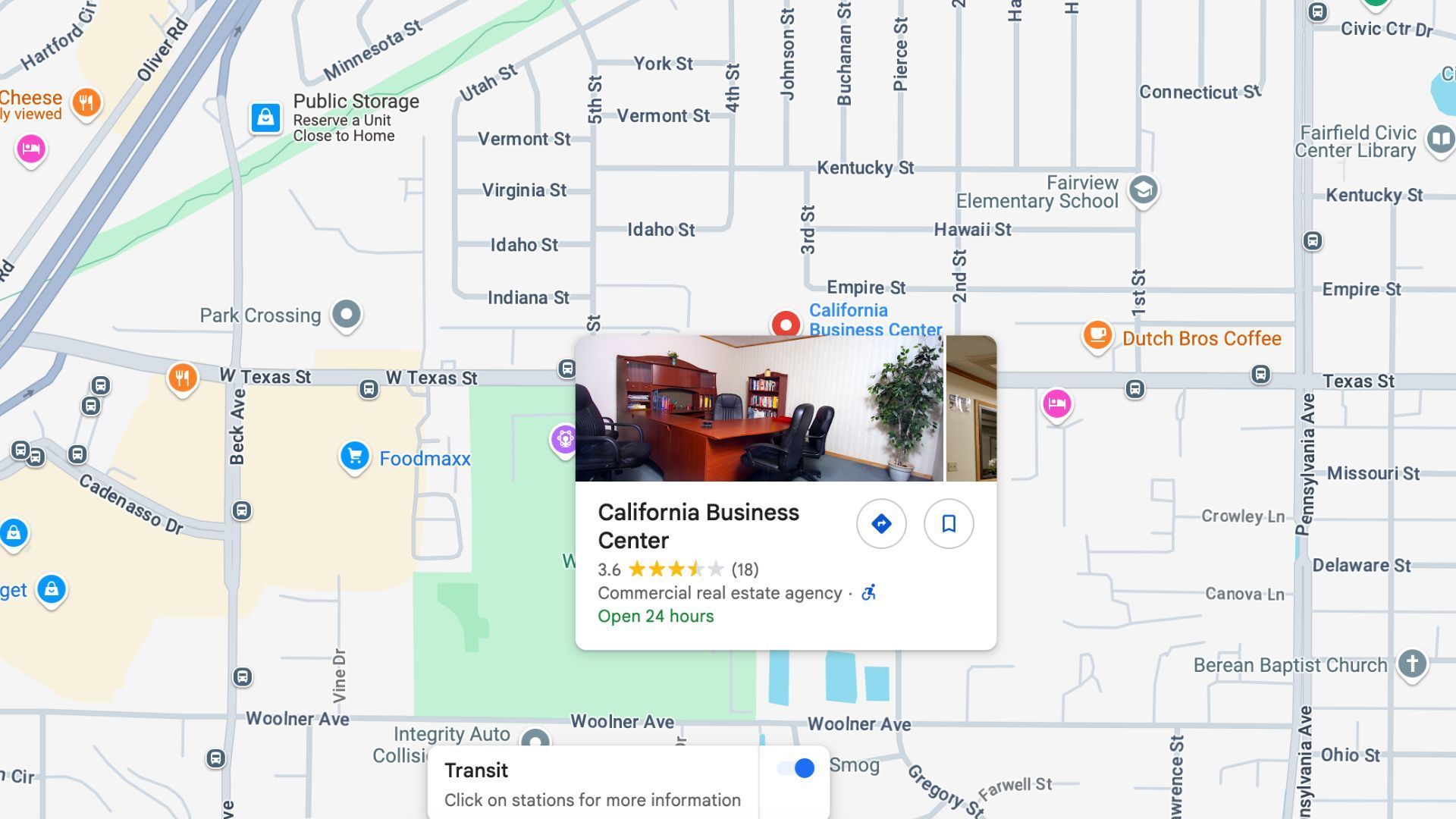 move-in ready offices in Fairfield California
