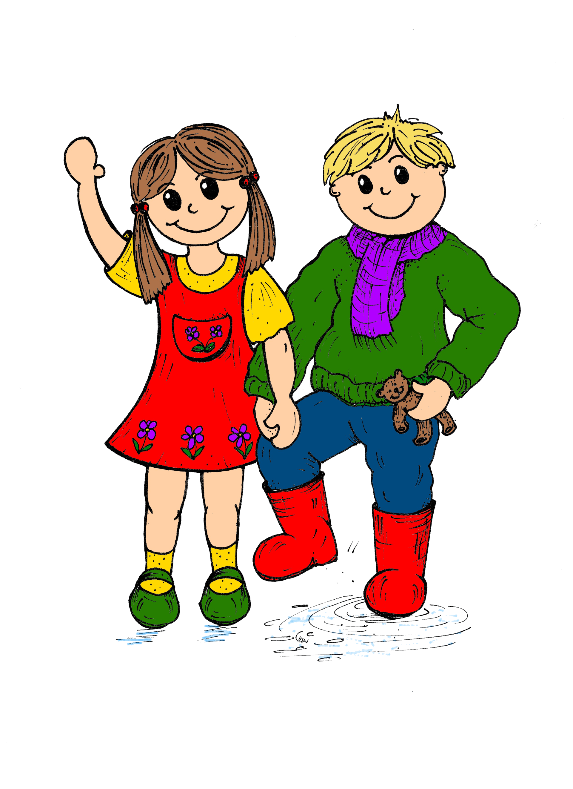 Harpole Pre-School Logo - Home