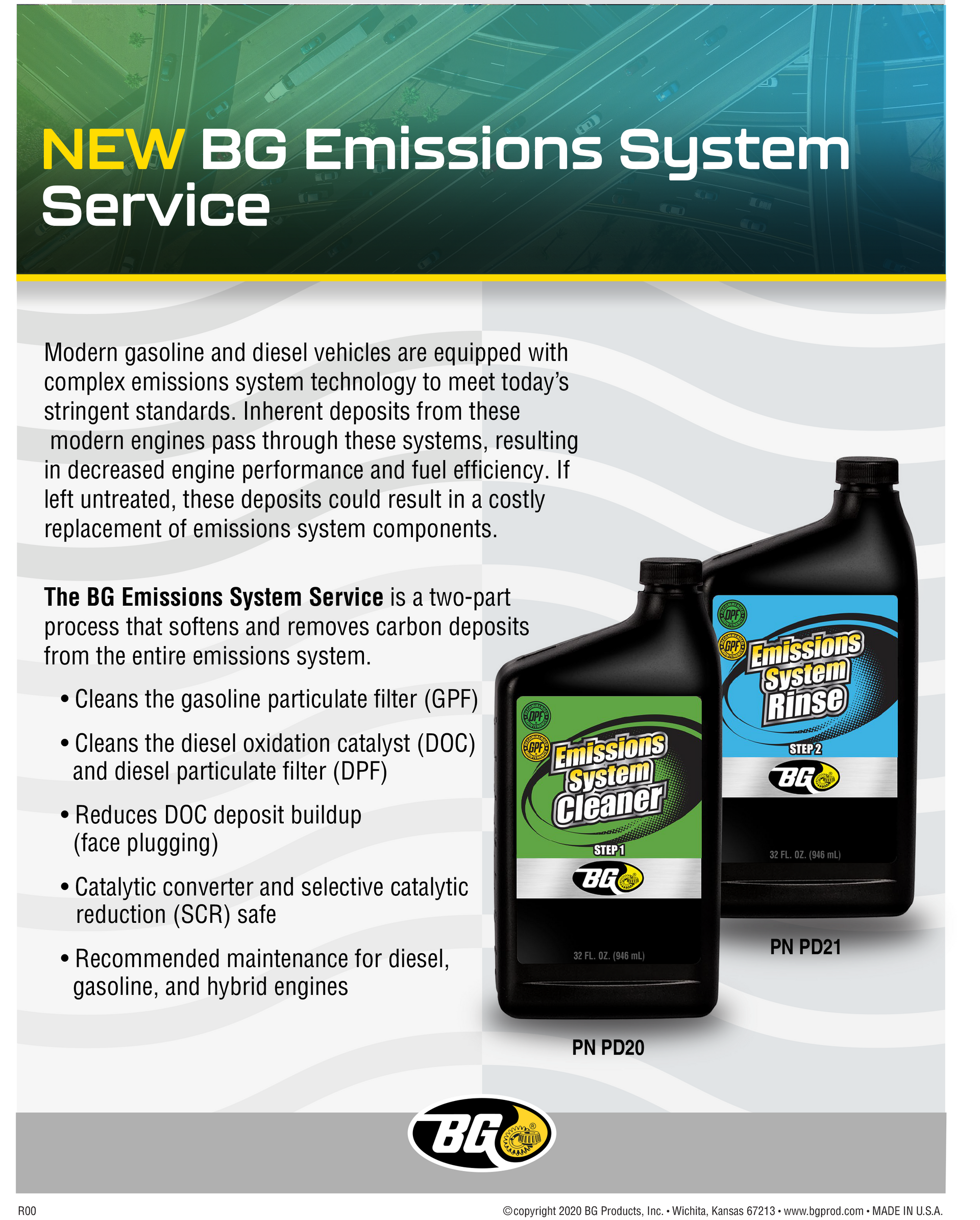 A brochure for a new bg emissions system service at Fowler Diesel Service in Liverpool, PA