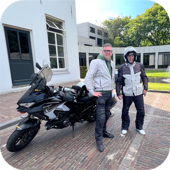 motorkoerier motortaxi Joost Rigter