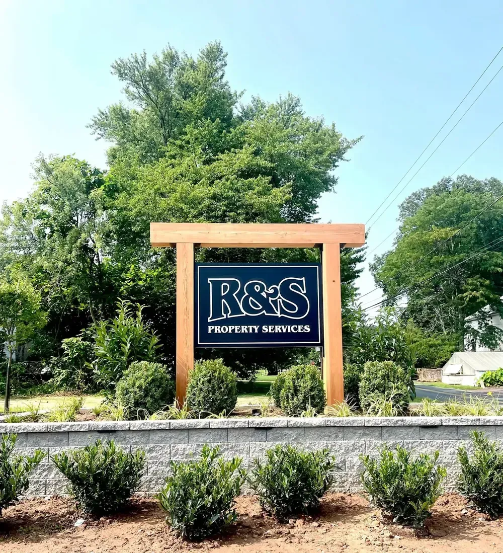 R&S Property Services sign