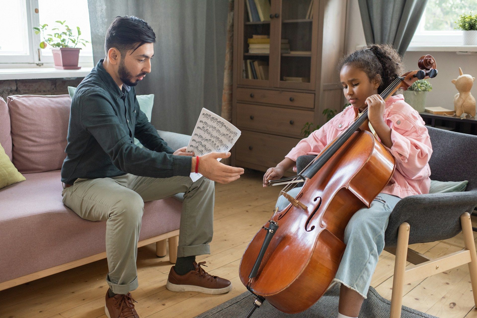 cello lesson