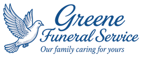 The logo for sample funeral home is shown on a white background.