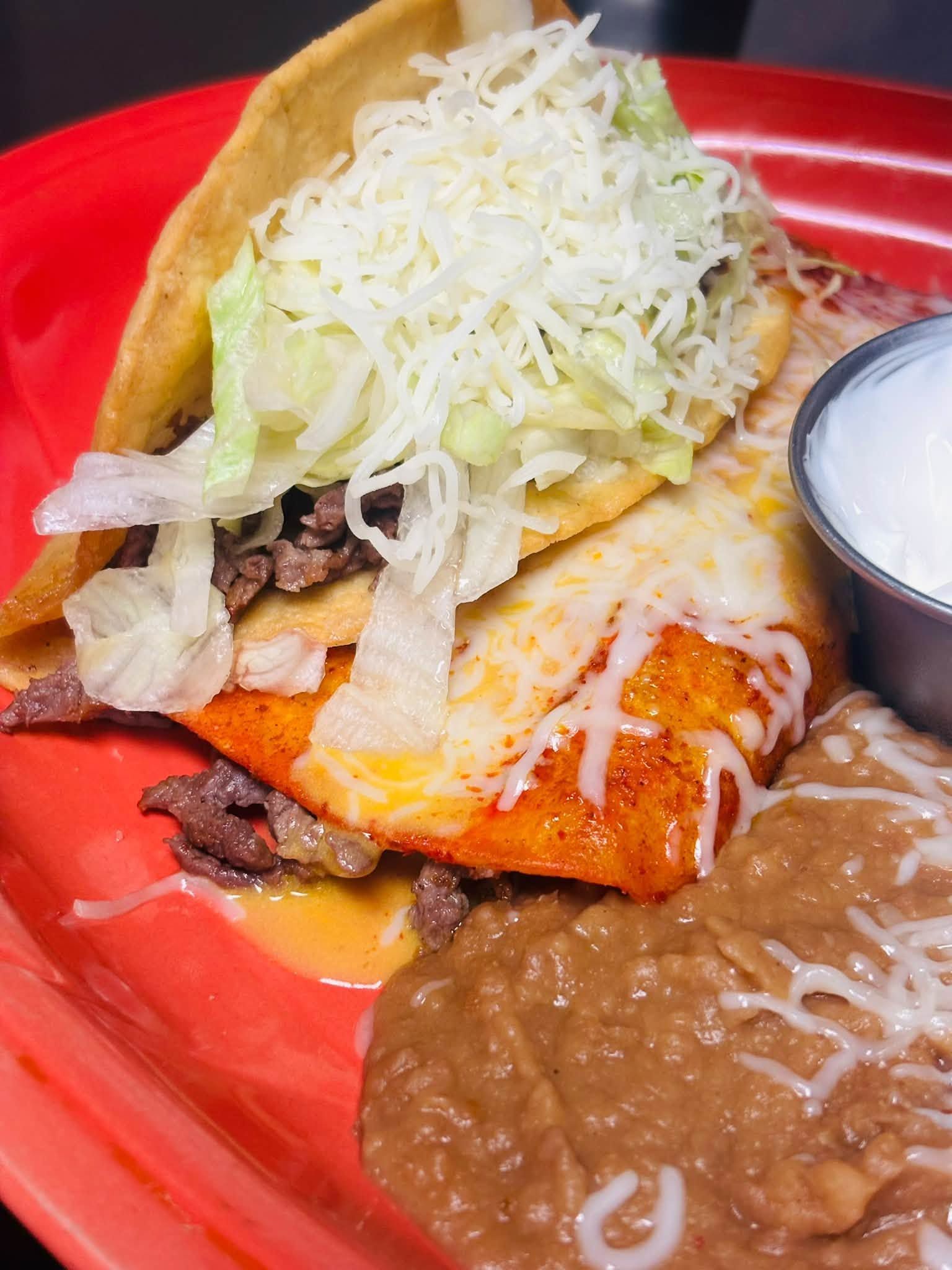 Taco and Enchilada Combo