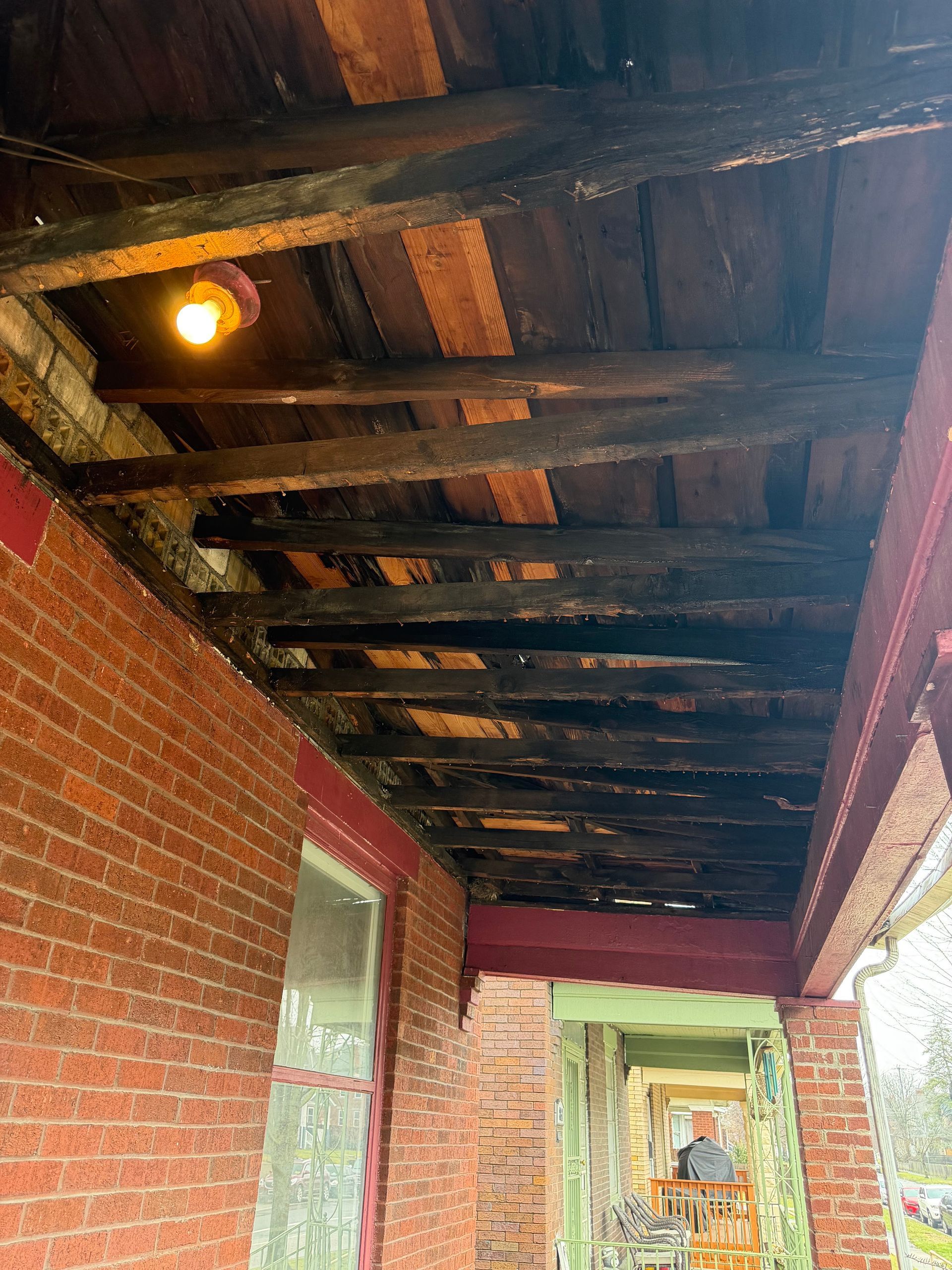 Roof replacement on a brick home in Schumacher Place, Columbus