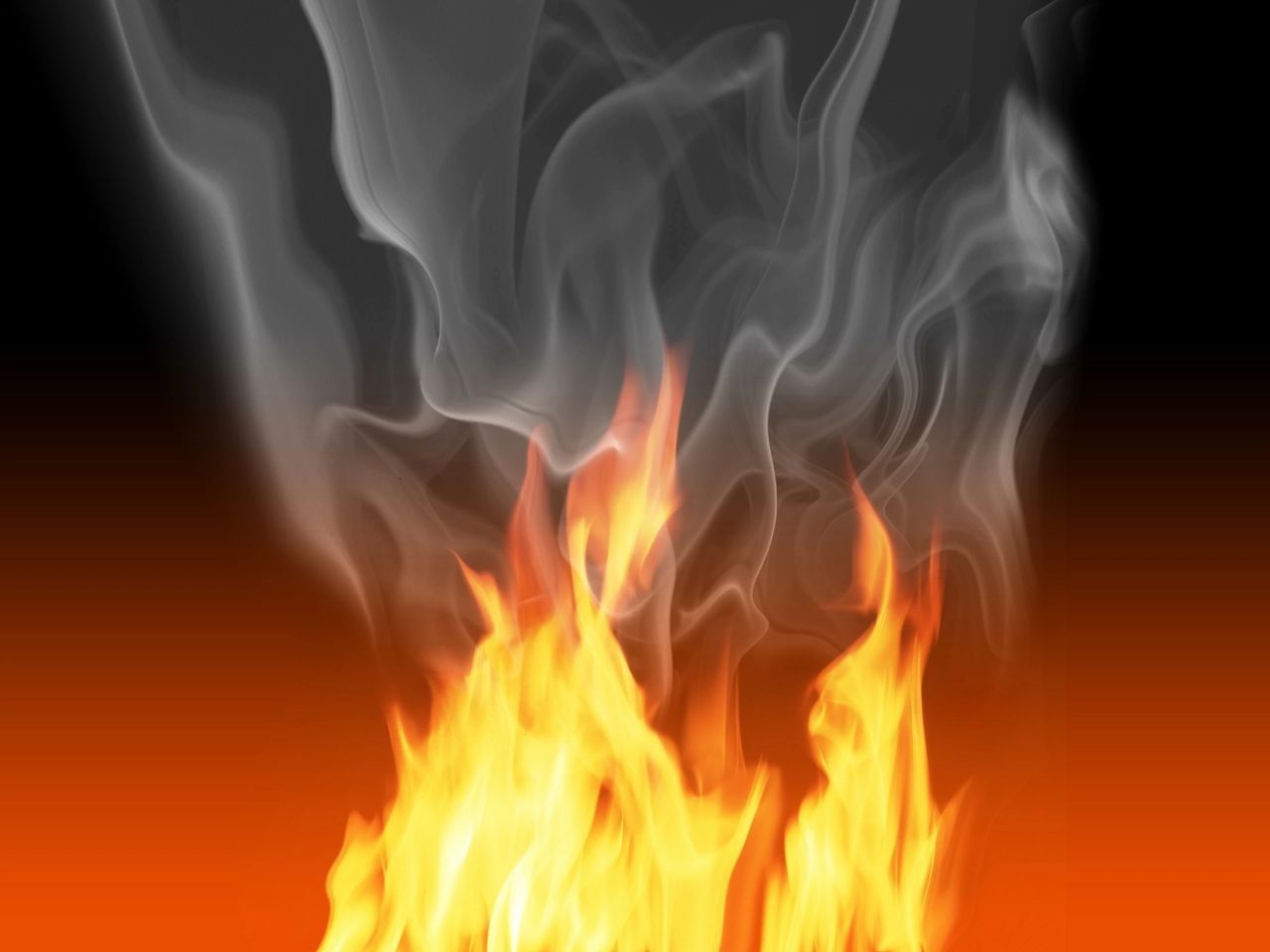 A Close Up Of A Fire With Smoke Coming Out Of It — Phoenix Mandorla In Rockhampton City, QLD