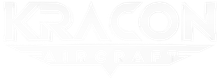 Kracon Aircraft White Logo