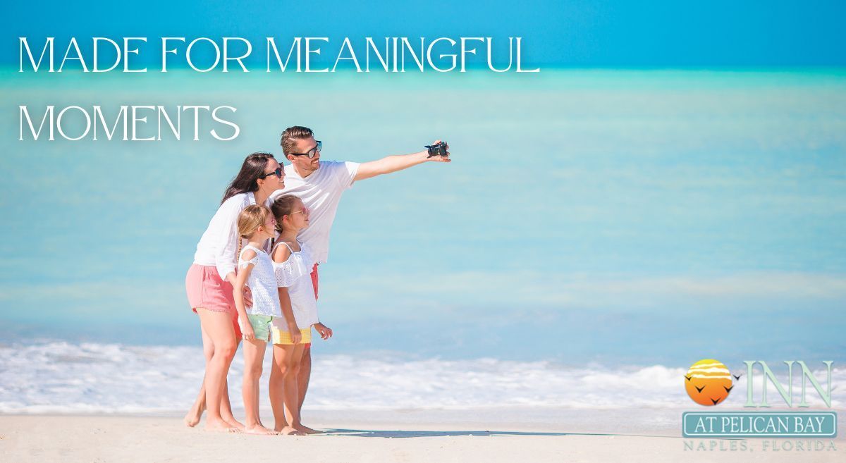 A family making meaningful vacation memories on the beach.