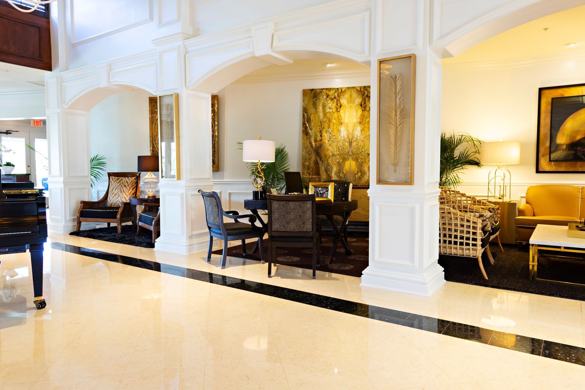 Hotel lobby