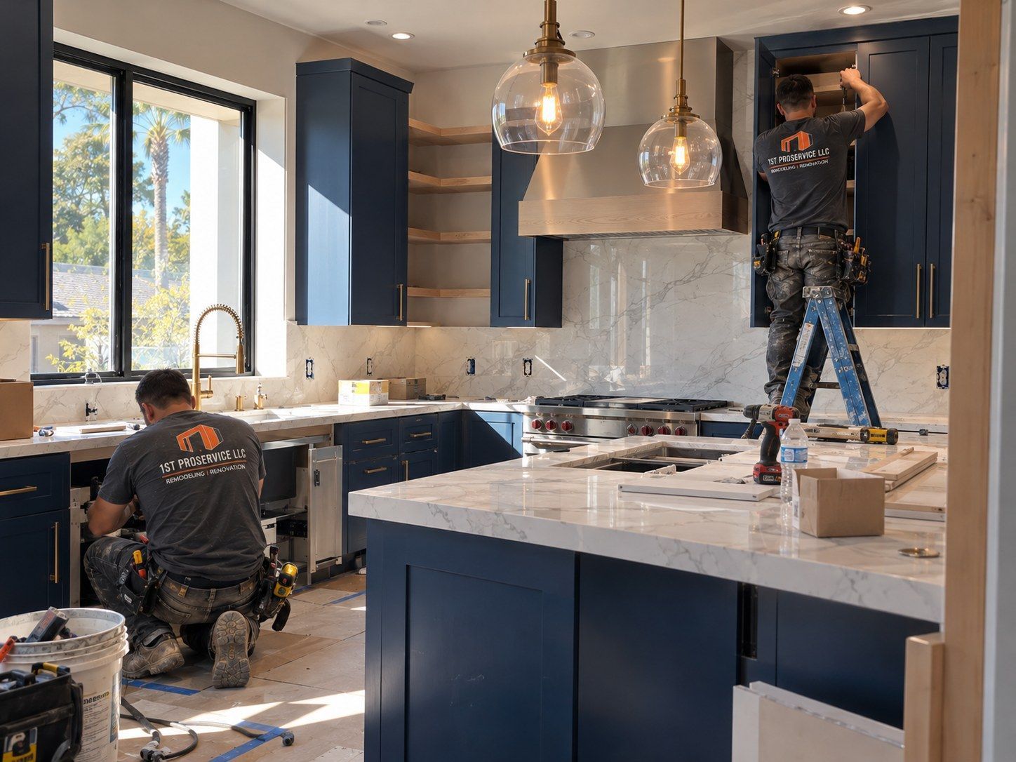 Cabinet install