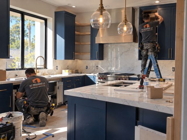 Cabinet install