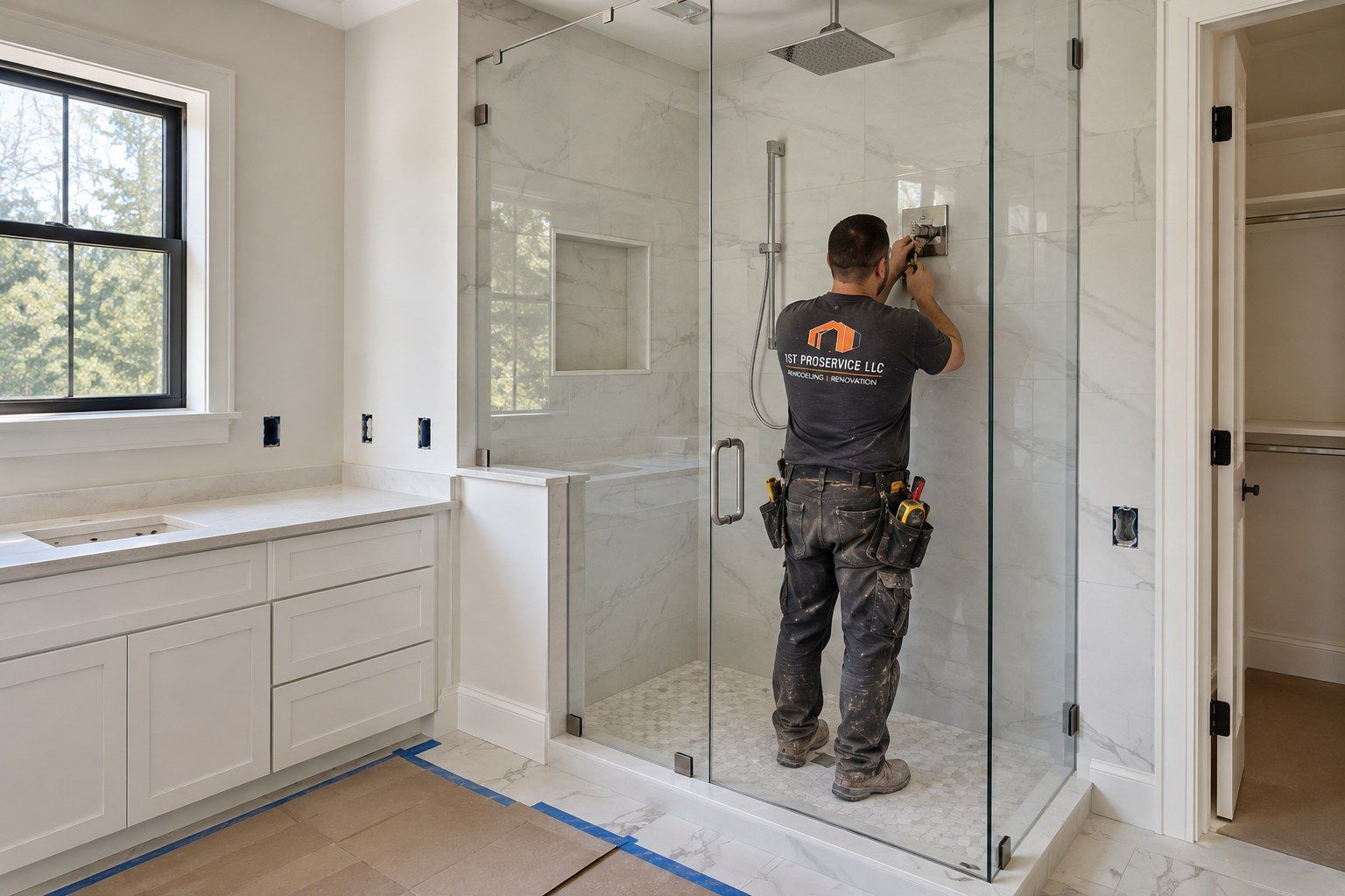 Tile & fixture work