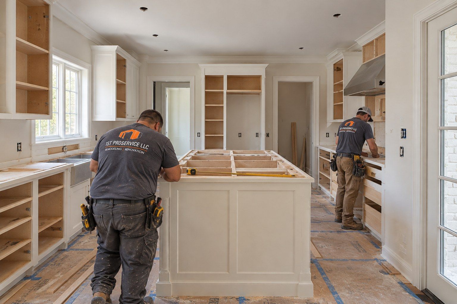 Cabinet install
