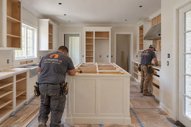 Cabinet install