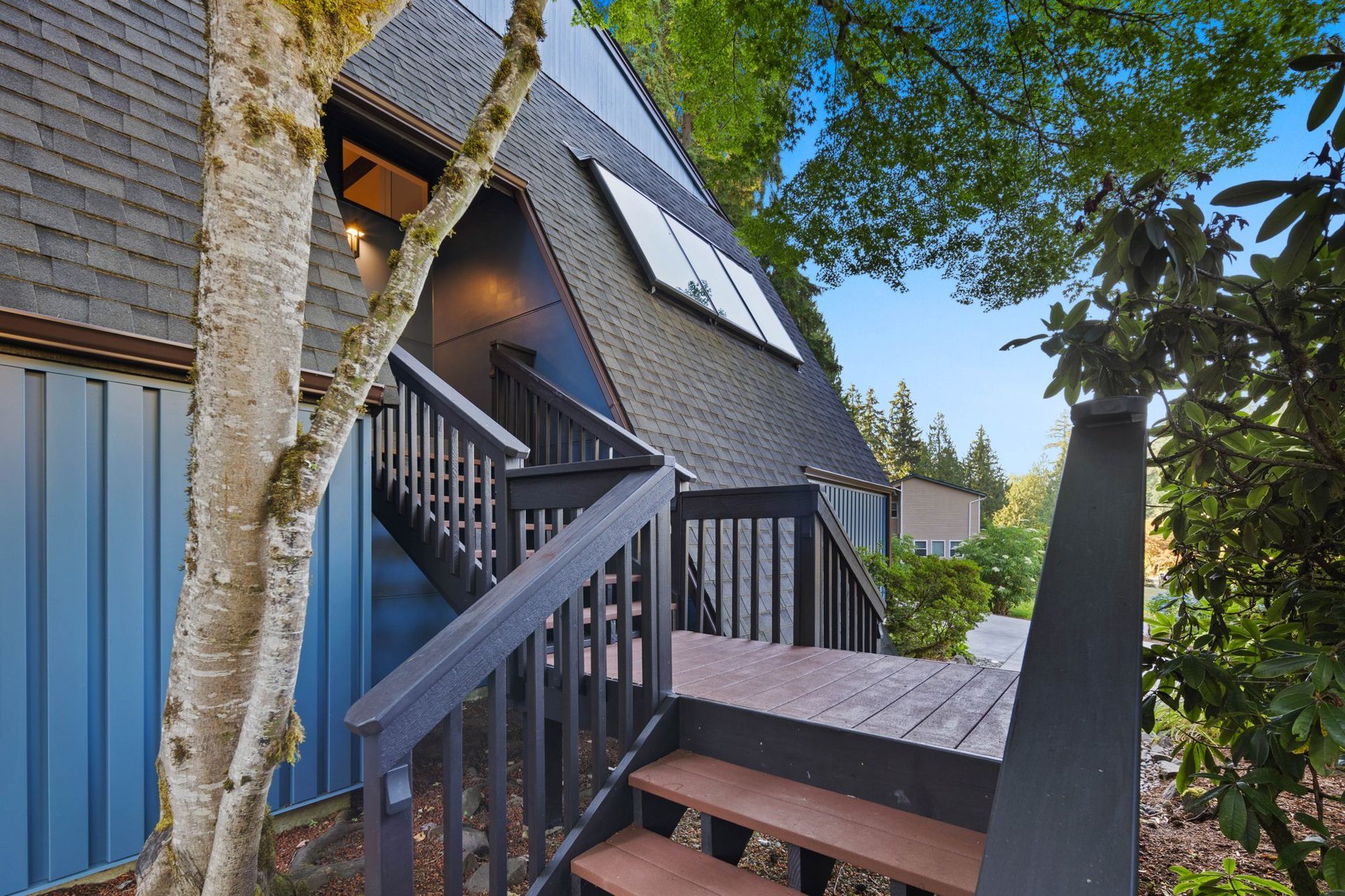 Entry Steps after full home remodeling