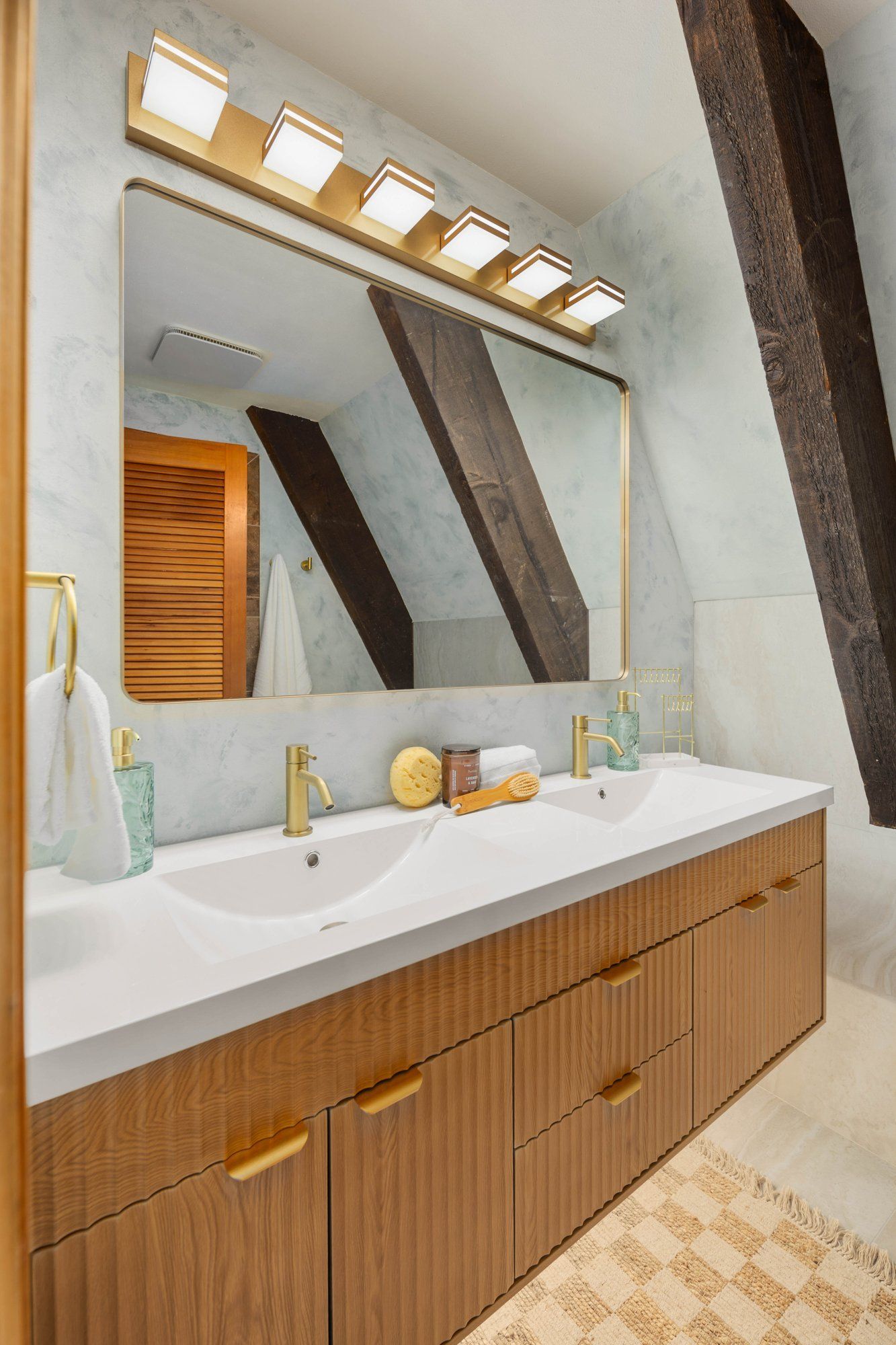 Bathroom Vanity after full home remodeling