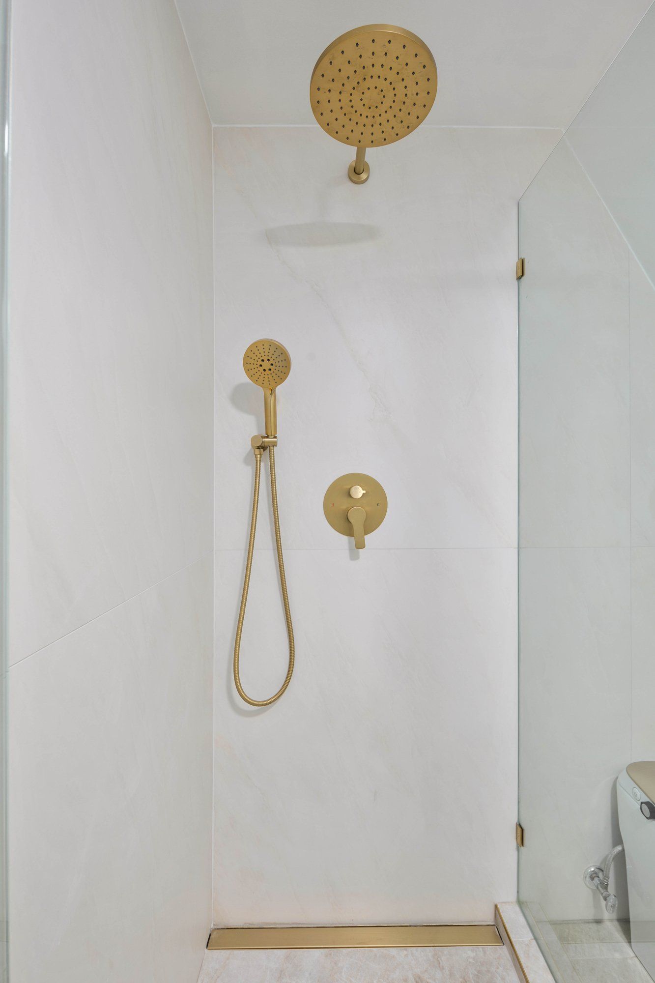 Walk-in Shower after full home remodeling