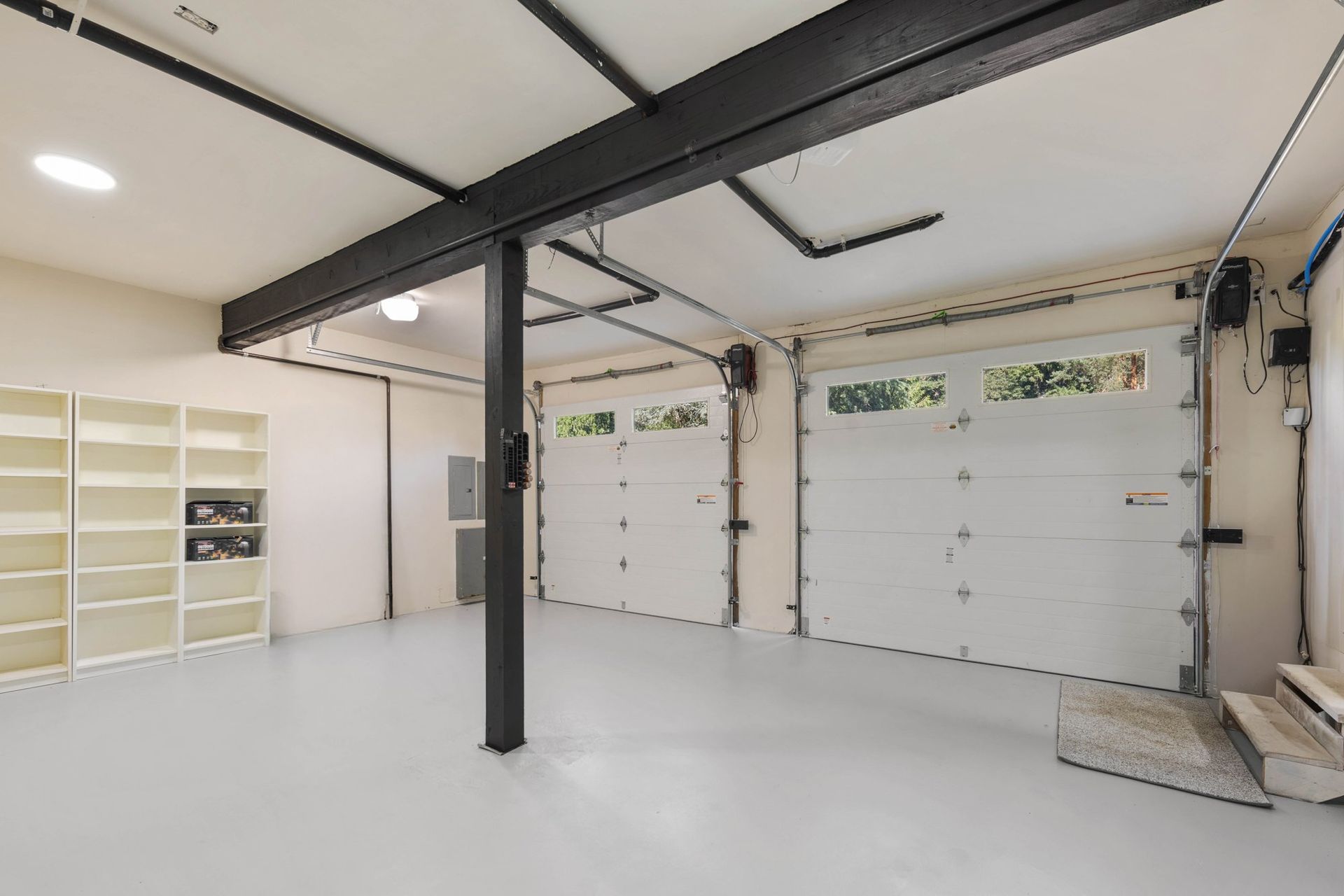 Garage after full home remodeling
