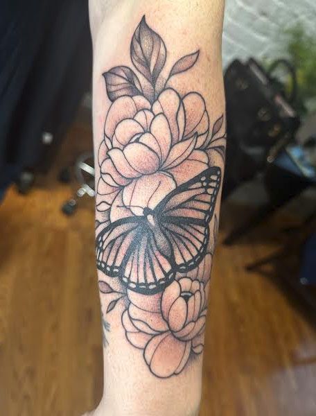 Cat designed Tattoo — Custom Tattoos in New York, NY Cat designed Tattoo — Custom Tattoos in New York, NY