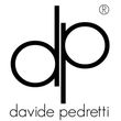 Logo con monogramma "dp" nero, con il nome "Davipe Pedretti" sottostante e il simbolo di marchio registrato.
