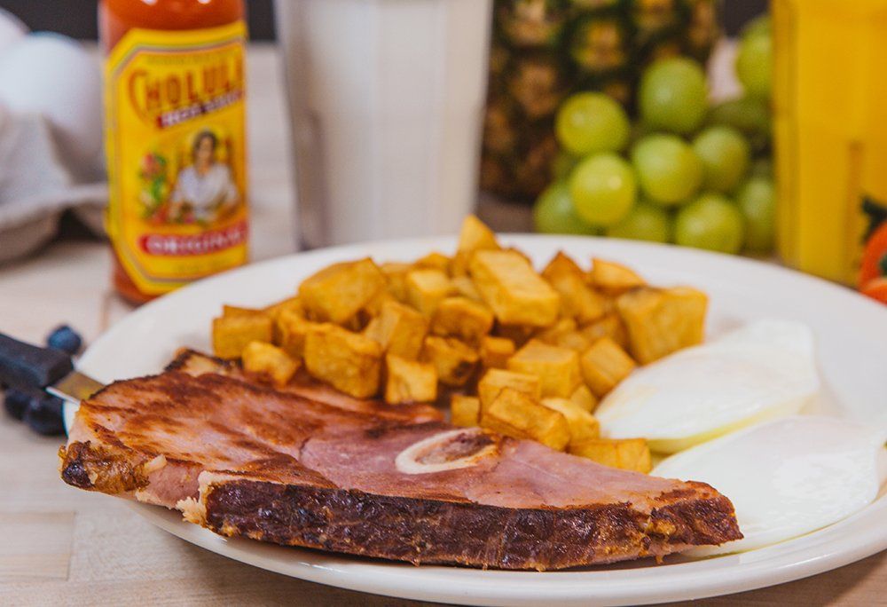 Scratch made home fries from fresh potatoes
