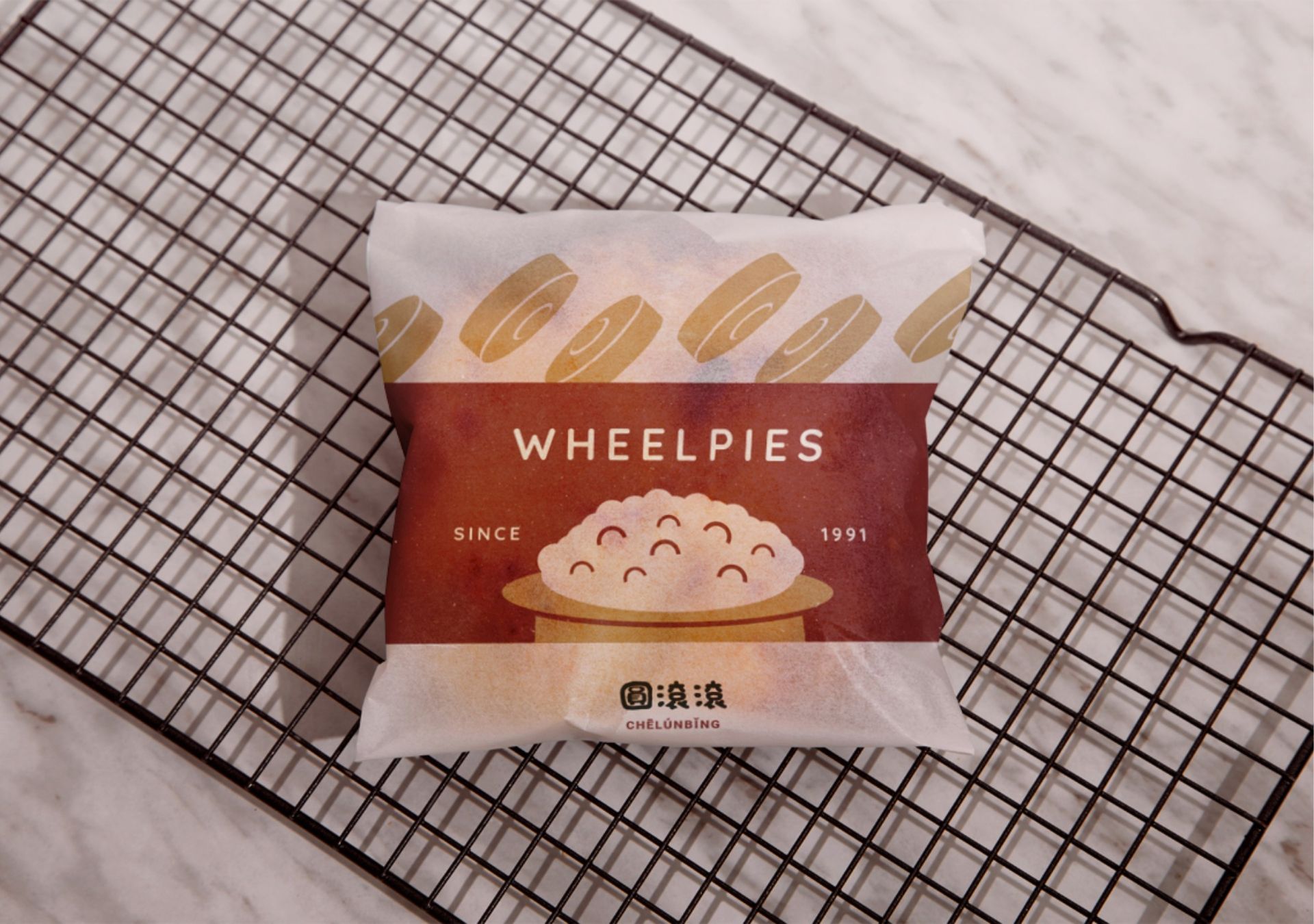 包裝設計-圓滾滾車輪餅包裝