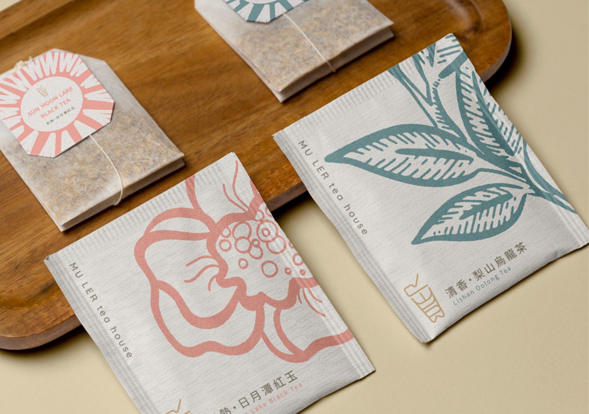 包裝設計-沐樂茶坊茶包
