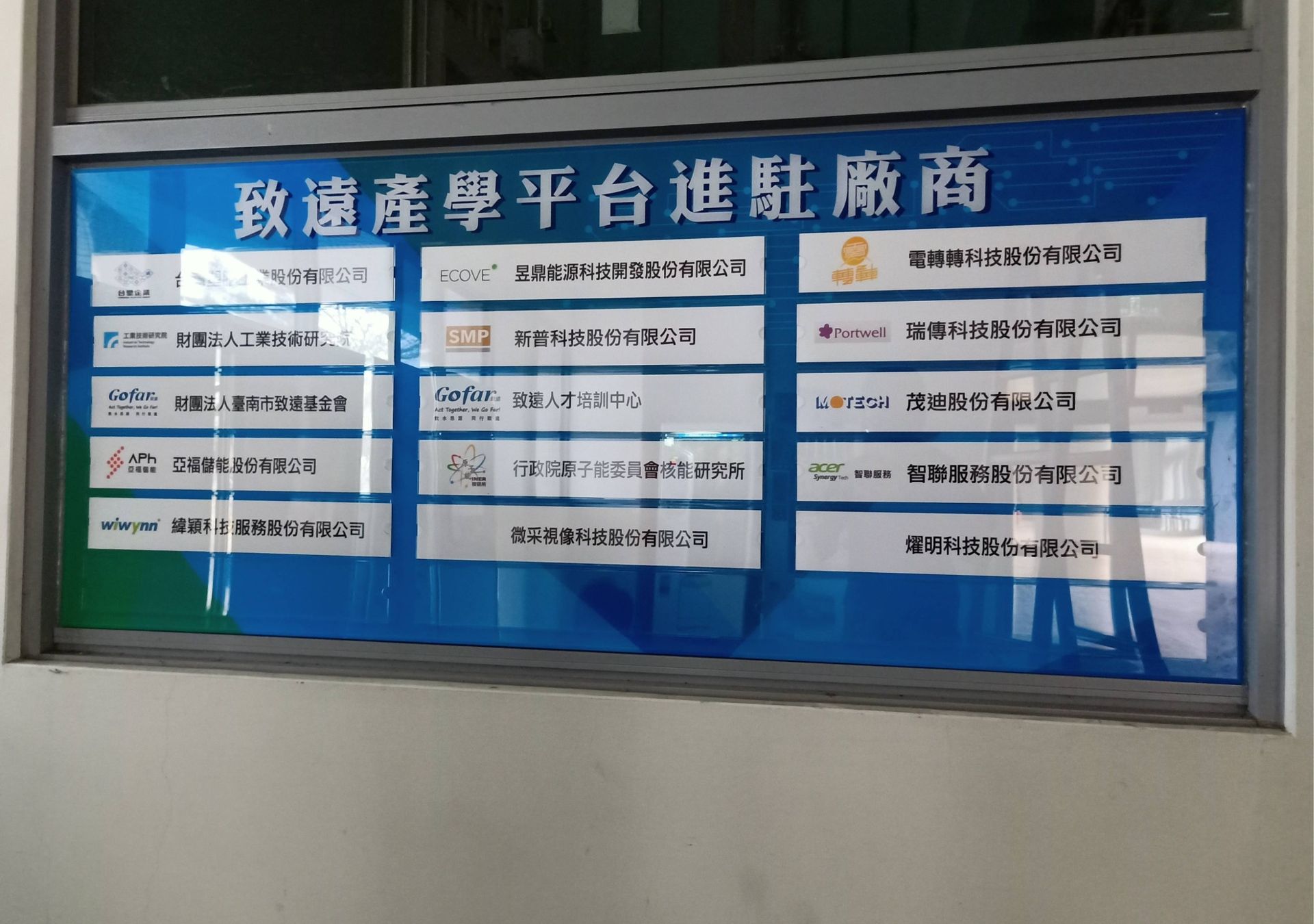 空間指示工程標示