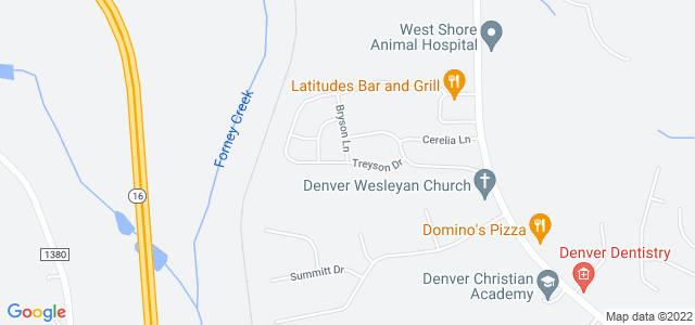 Map of business location